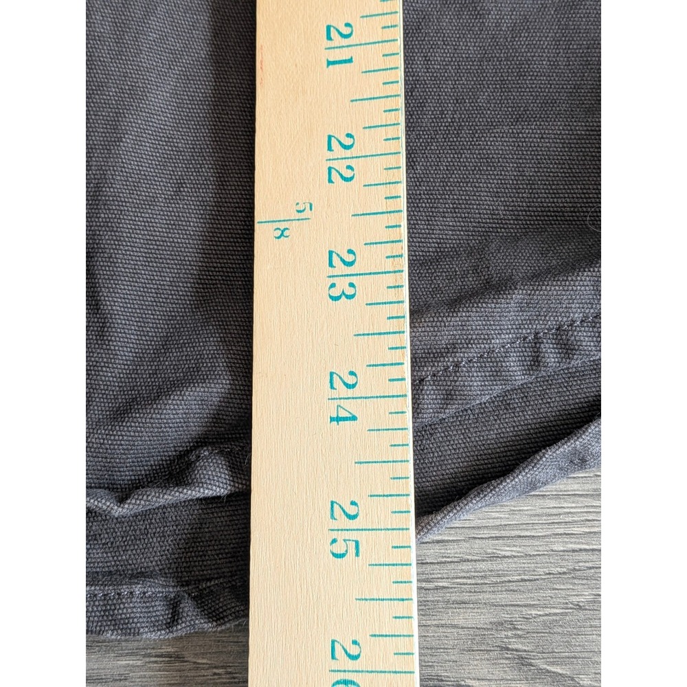 Eddie Bauer  Mens Gray Cotton Canvas Button Down Utility Shacket Size M - Picture 3 of 10